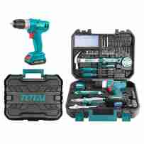 Kit con Trapano Avvitatore e 127 Accessori