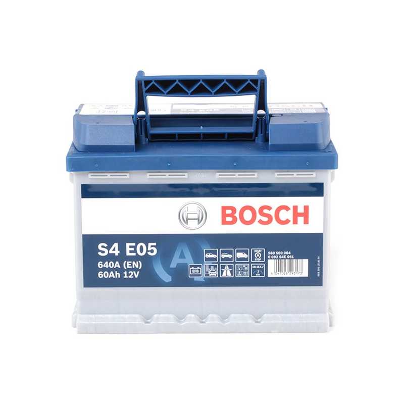 Batteria 60Ah EFB Bosch   s4E05 Start & Stop